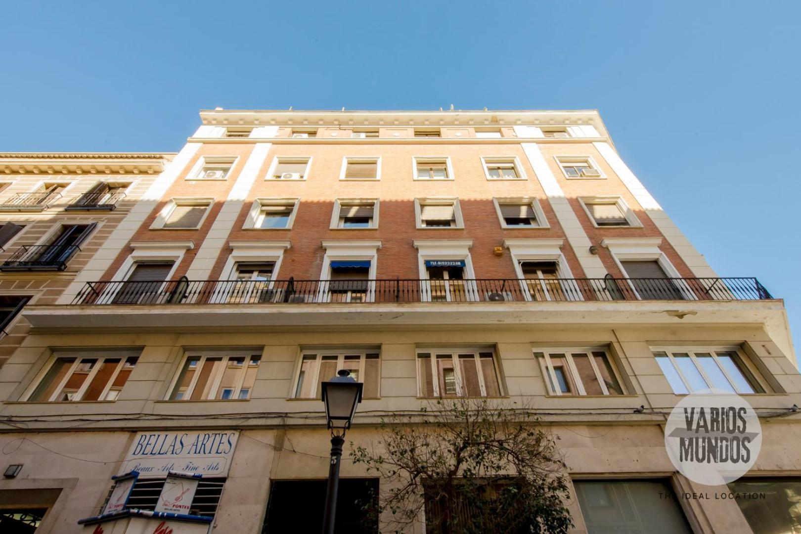 Bright Apt Para 4Pax En Gran Via-Plaza De Carmen E2 Madrid Exterior foto